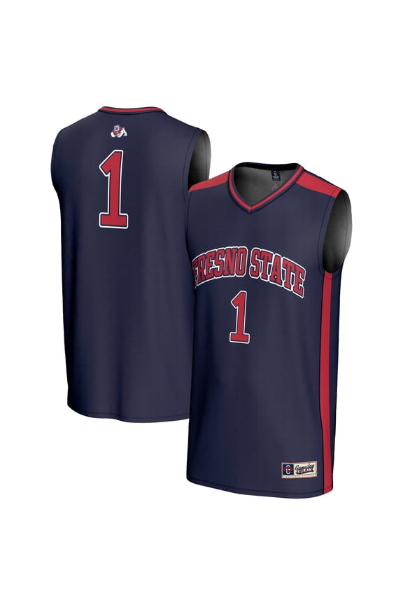 Youth GameDay Greats #1 Navy Fresno State Bulldogs Lightweight Basketball Fashion Jersey