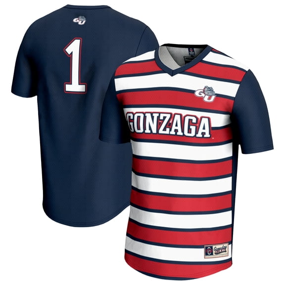 Unisex GameDay Greats #1 Navy Gonzaga Bulldogs Lightweight Soccer Fashion Jersey