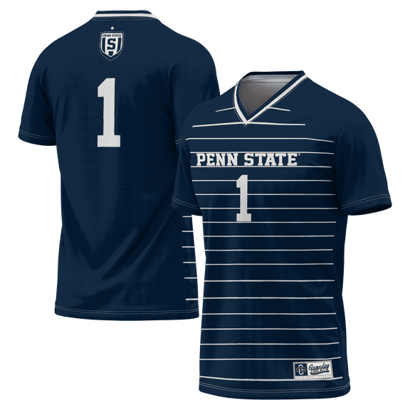 Unisex GameDay Greats #1 Navy Penn State Nittany Lions Women's Soccer Lightweight Fashion Jersey