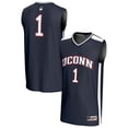 thumbnail image 1 of Unisex GameDay Greats #1 Navy UConn Huskies Lightweight Collegiate Basketball Fashion Jersey, 1 of 4