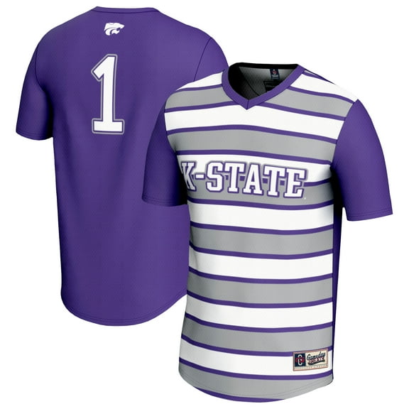 Unisex GameDay Greats #1 Purple Kansas State Wildcats Lightweight Soccer Fashion Jersey