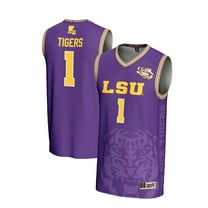 Unisex GameDay Greats #1 Purple LSU Tigers Lightweight Icon Print Basketball Jersey