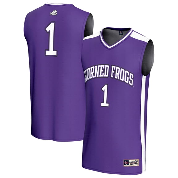 Unisex GameDay Greats #1 Purple TCU Horned Frogs Lightweight Collegiate Basketball Fashion Jersey