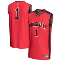 Unisex GameDay Greats #1 Red Cincinnati Bearcats Lightweight Collegiate Basketball Fashion Jersey