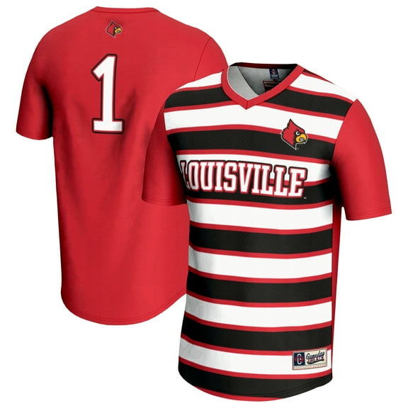 Unisex GameDay Greats #1 Red Louisville Cardinals Lightweight Soccer Fashion Jersey
