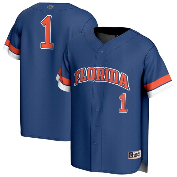 Youth GameDay Greats #1 Royal Florida Gators Lightweight Collegiate Baseball Fashion Jersey