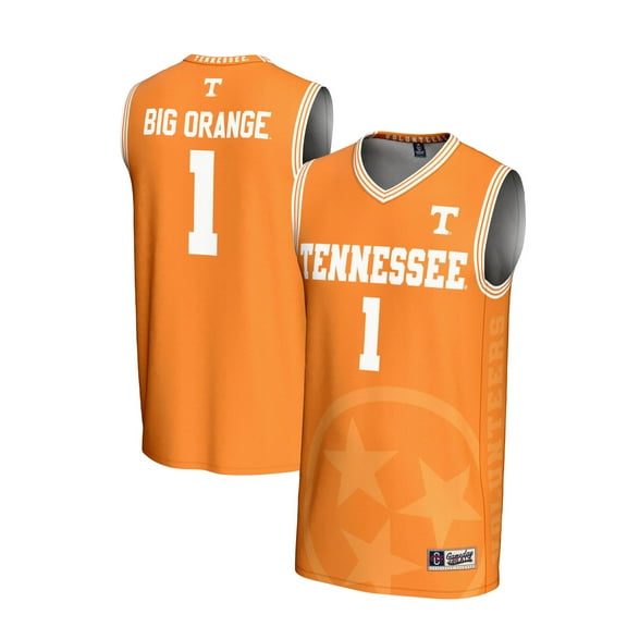 Unisex GameDay Greats #1 Tennessee Orange Tennessee Volunteers Lightweight Icon Print Basketball Jersey