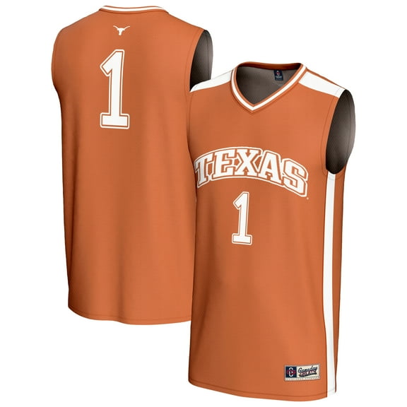 Unisex GameDay Greats #1 Texas Orange Texas Longhorns Lightweight Basketball Fashion Jersey