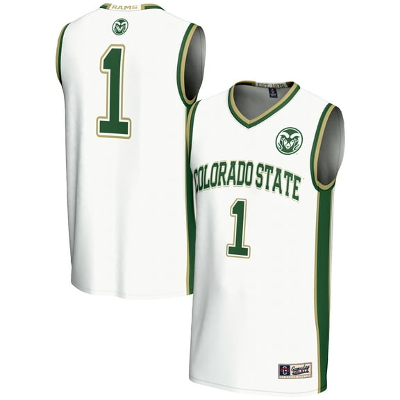 Unisex GameDay Greats #1 White Colorado State Rams Lightweight Basketball Jersey