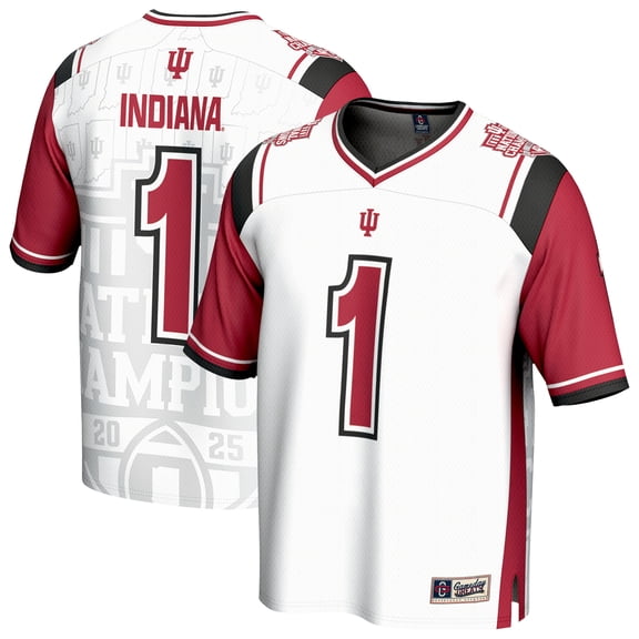 Unisex GameDay Greats #1 White Indiana Hoosiers College Football Playoff 2025 National Champions Commemorative Fashion