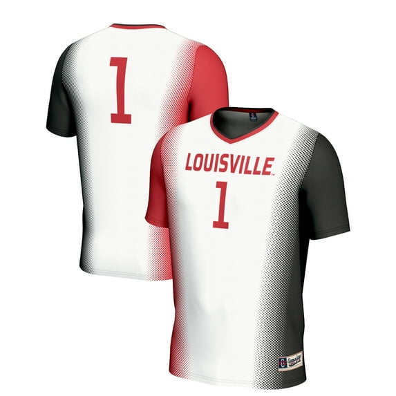 Unisex GameDay Greats #1 White Louisville Cardinals Lightweight Women's Soccer Jersey