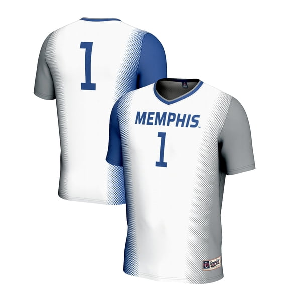 Unisex GameDay Greats #1 White Memphis Tigers  Lightweight Women's Soccer Jersey