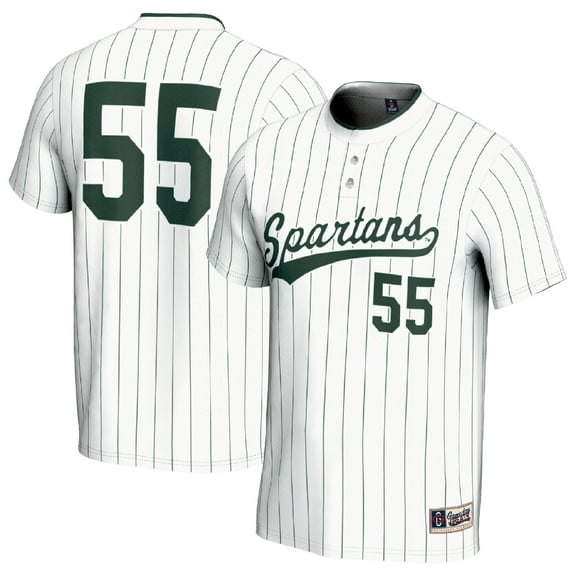 Unisex GameDay Greats #1 White Michigan State Spartans Lightweight Softball Fashion Jersey
