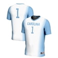 thumbnail image 1 of Unisex GameDay Greats #1 White North Carolina Tar Heels Women's Soccer Lightweight Fashion Jersey, 1 of 4