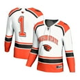thumbnail image 1 of Unisex GameDay Greats #1 White Oregon State Beavers Lightweight Hockey Fashion Jersey, 1 of 4