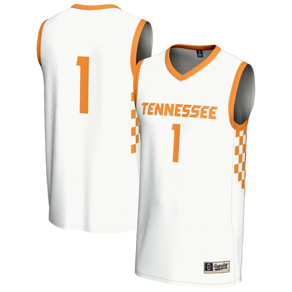 Unisex GameDay Greats #1 White Tennessee Volunteers Lightweight Women's Basketball Fashion Jersey