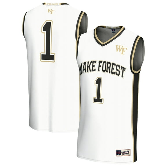 Unisex GameDay Greats #1 White Wake Forest Demon Deacons Lightweight Basketball Fashion Jersey