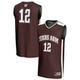 thumbnail image 1 of Unisex GameDay Greats #12 Maroon Texas A&M Aggies Lightweight Basketball Fashion Jersey, 1 of 4