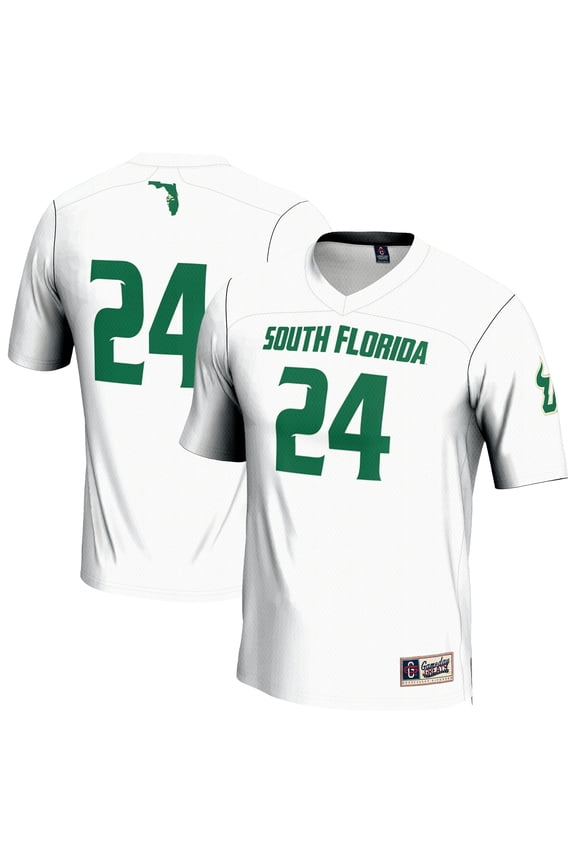 Unisex GameDay Greats #24 White South Florida Bulls Lightweight Lacrosse Jersey