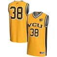thumbnail image 1 of Unisex GameDay Greats #38 Gold VCU Rams Lightweight Basketball Jersey, 1 of 4