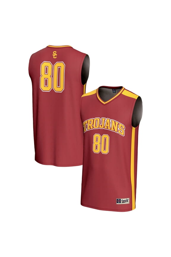 Unisex GameDay Greats #80 Cardinal USC Trojans Lightweight Collegiate Basketball Fashion Jersey