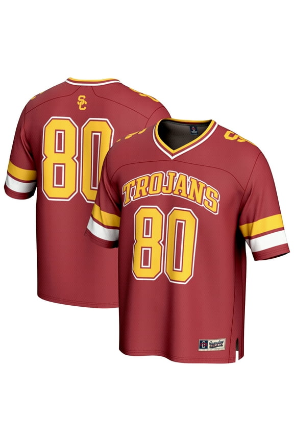 Unisex GameDay Greats #80 Cardinal USC Trojans Lightweight Collegiate Football Fashion Jersey