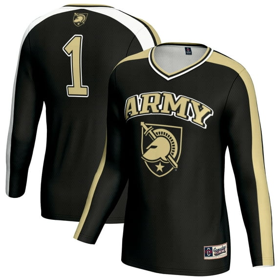 Unisex GameDay Greats Black Army Black Knights #1 Lightweight Volleyball Fashion Jersey