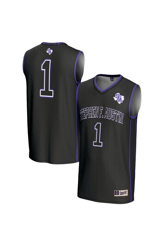 Unisex GameDay Greats Black Stephen F Austin Lumberjacks #1 Basketball Jersey