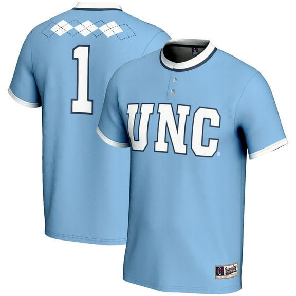 Unisex GameDay Greats  Carolina Blue #1 North Carolina Tar Heels Lightweight Softball Jersey