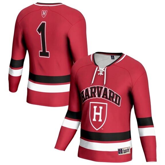 Unisex GameDay Greats  Crimson Harvard Crimson Lightweight Women's Hockey Team Fashion Jersey