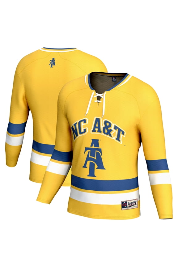 Unisex GameDay Greats Gold North Carolina A&T Aggies Lightweight Hockey Fashion Jersey