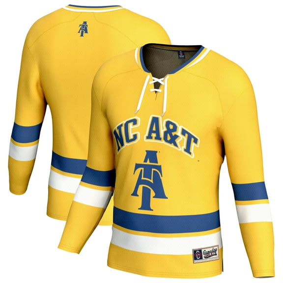 Unisex GameDay Greats Gold North Carolina A&T Aggies Lightweight Hockey Fashion Jersey