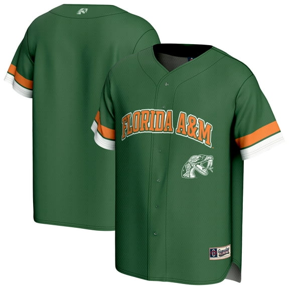 Unisex GameDay Greats Green Florida A&M Rattlers Spirit Baseball Jersey