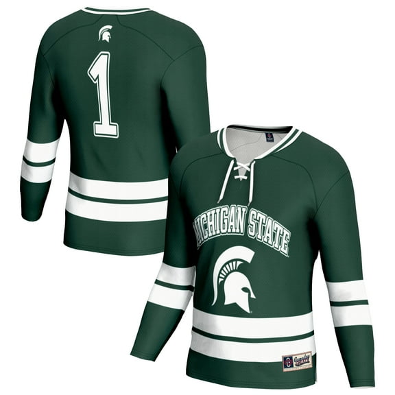 Unisex GameDay Greats  Green Michigan State Spartans Lightweight Women's Hockey Team Fashion Jersey
