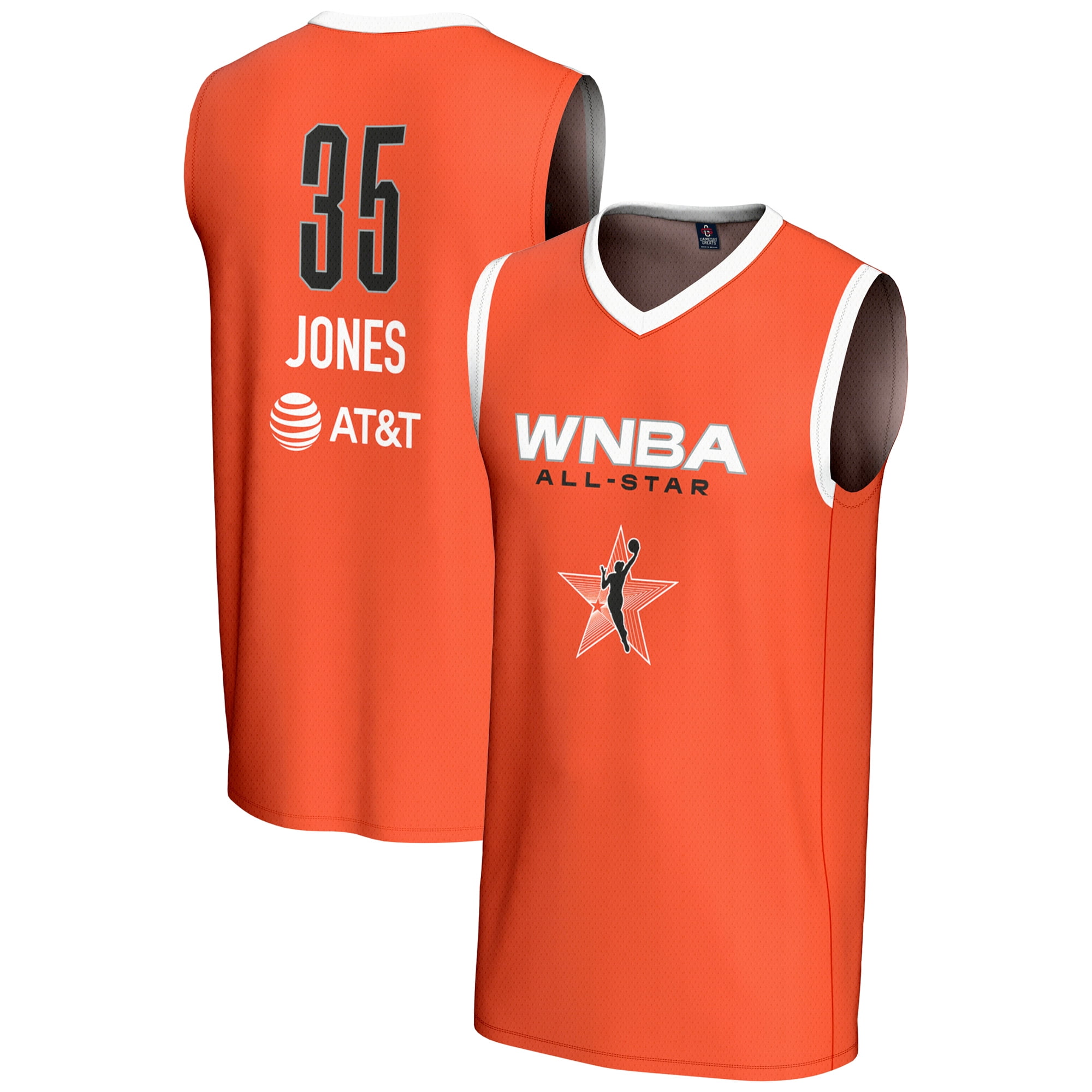Unisex GameDay Greats Jonquel Jones Orange 2024 WNBA AllStar Game