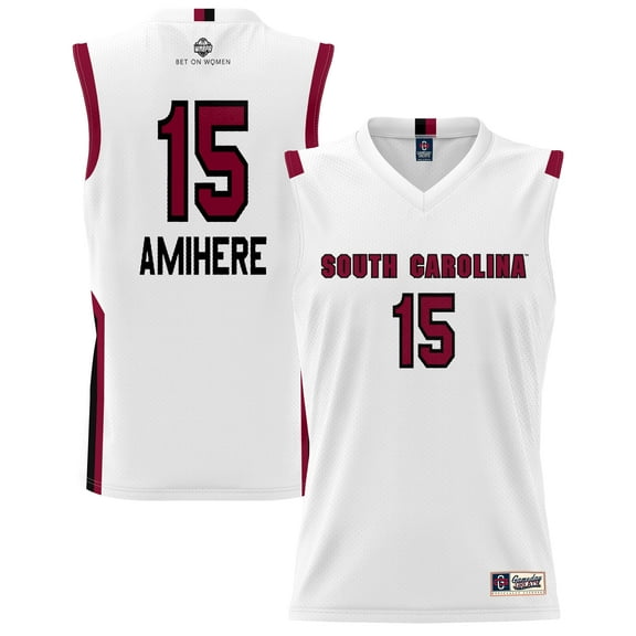 Unisex GameDay Greats Laeticia Amihere White South Carolina Gamecocks Lightweight Basketball Alumni Jersey
