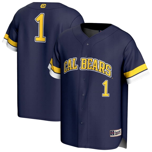 Youth-GameDay Greats  Navy Cal Bears Pick-A-Player Lightweight Baseball Fashion Jersey