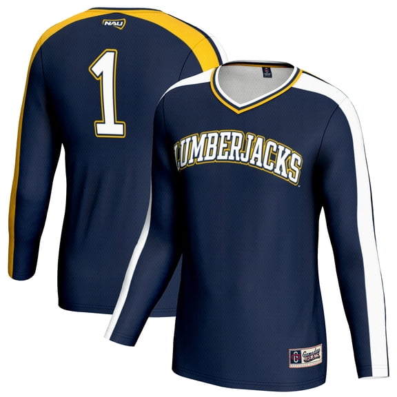 Unisex GameDay Greats Navy Northern Arizona Lumberjacks #1 Lightweight Volleyball Fashion Jersey