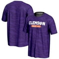 thumbnail image 1 of Unisex GameDay Greats Purple Clemson Tigers Rally Cats Tiger Print T-Shirt, 1 of 4