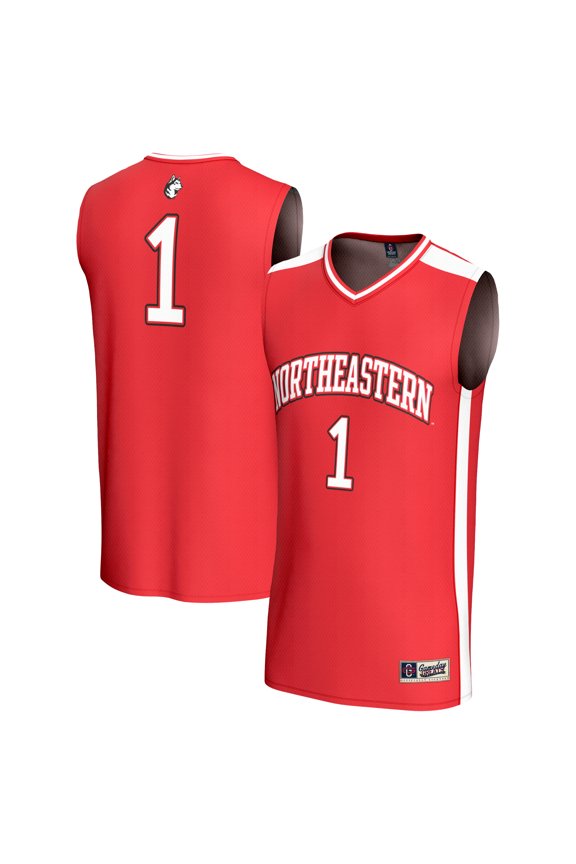 Unisex GameDay Greats Red #1 Northeastern Huskies Lightweight Collegiate Basketball Fashion Jersey