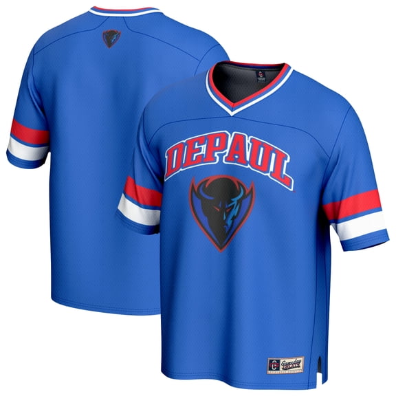 Unisex GameDay Greats Royal DePaul Blue Demons Lightweight Football Fashion Jersey