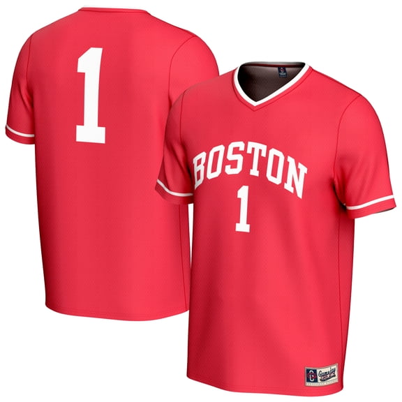 Unisex GameDay Greats Scarlet Boston University Men's Soccer Lightweight Fashion Jersey