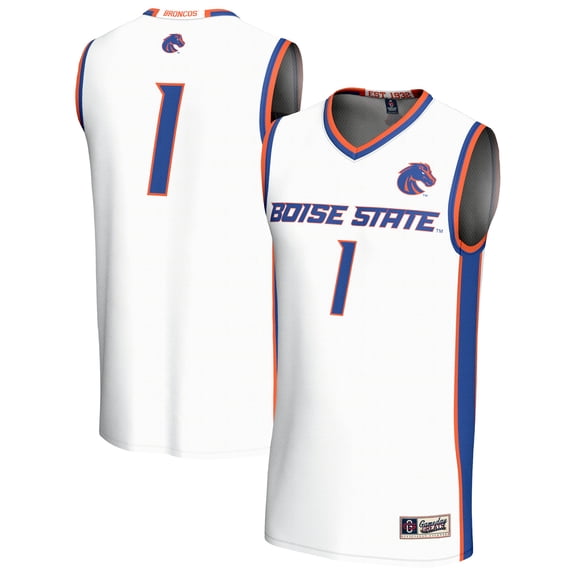 Unisex GameDay Greats  White Boise State Broncos Collegiate Basketball Fashion Jersey