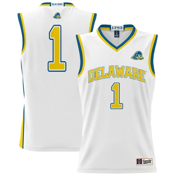 Unisex GameDay Greats  White Delaware Fightin' Blue Hens  Lightweight Basketball Jersey