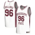 thumbnail image 1 of Unisex GameDay Greats White Mississippi State Bulldogs Lightweight Collegiate Basketball Fashion Jersey, 1 of 3