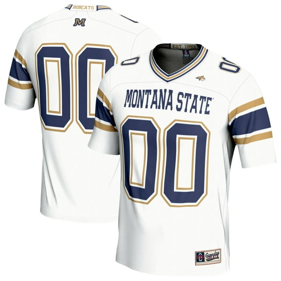 Unisex GameDay Greats  White Montana State Bobcats Lightweight Football Fashion Jersey
