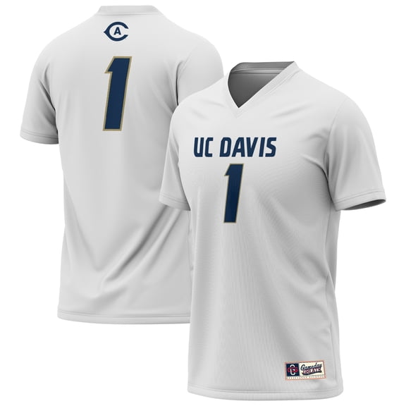 Unisex GameDay Greats White UC Davis Aggies Lightweight Collegiate Men's Lacrosse Fashion Jersey