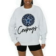 thumbnail image 1 of Unisex Gameday Couture Ash Dallas Cowboys Going Wild Premium Fleece Pullover Sweatshirt, 1 of 3