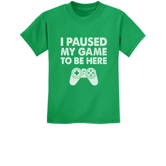Unisex Gamer Kids Shirt - Unique Gift for Gaming Enthusiasts - Video Game, S, Green