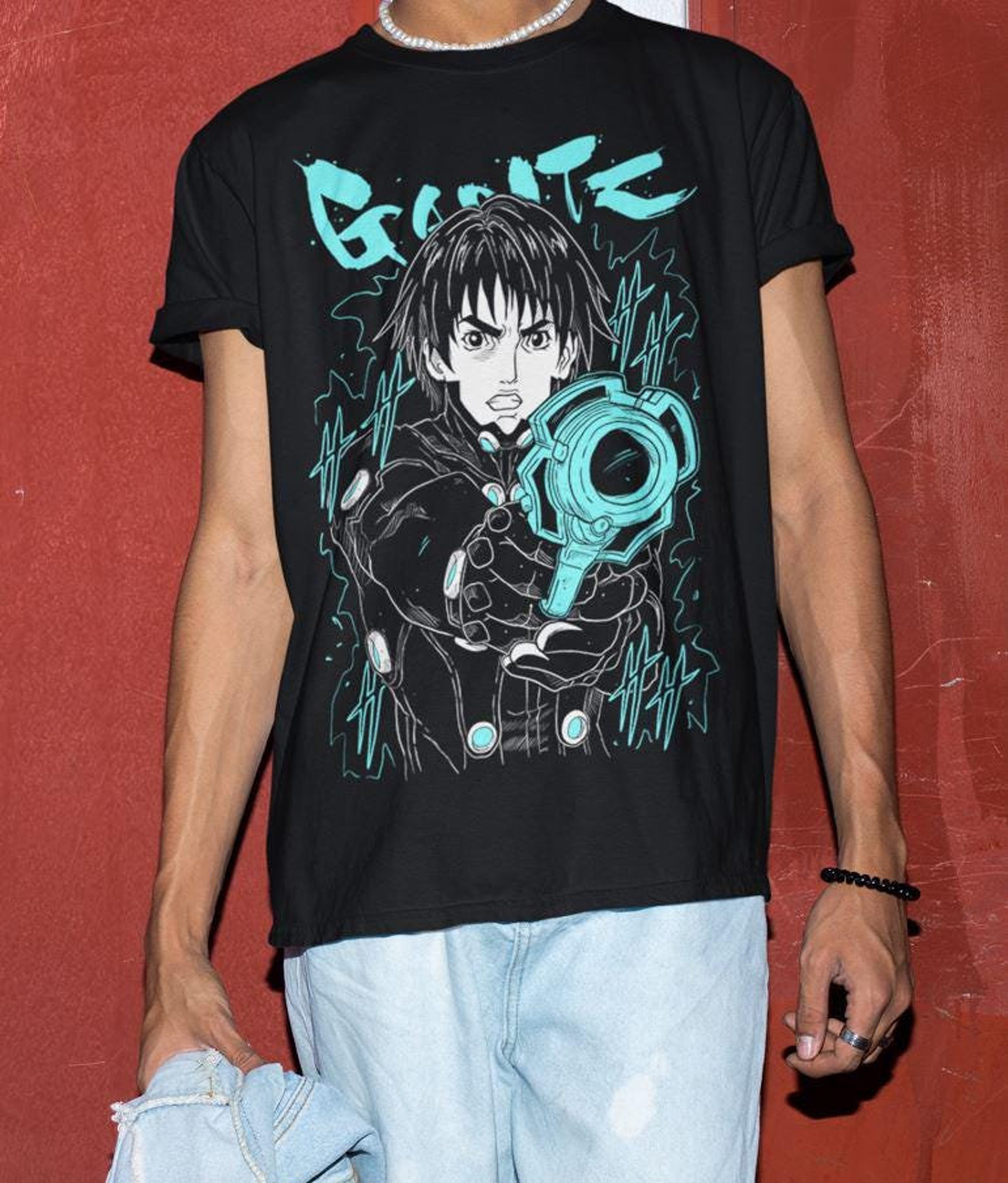 Unisex Gantz Kei Kurono Anime T-Shirt, Manga Otaku Shirt, Gantz: O 